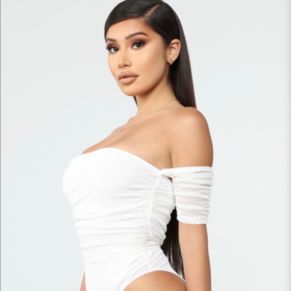 Fashion Nova Tops - FASHION NOVA Remember Me Bodysuit size XL